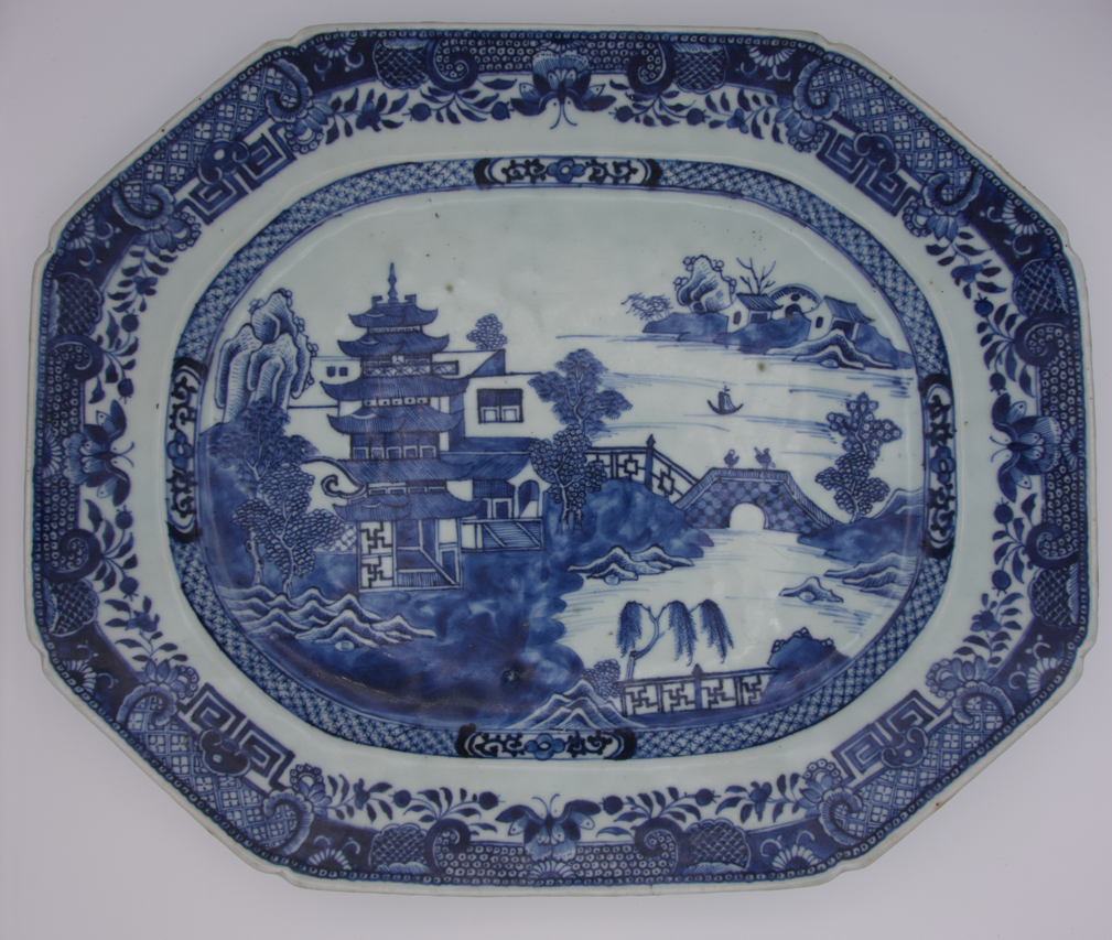 Blue & White Platter