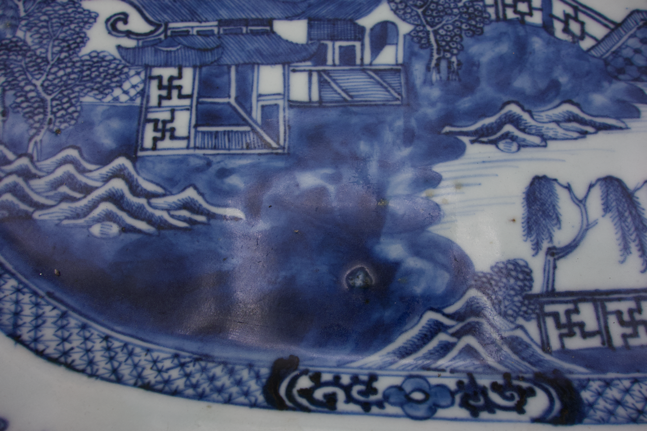 Blue & White Platter