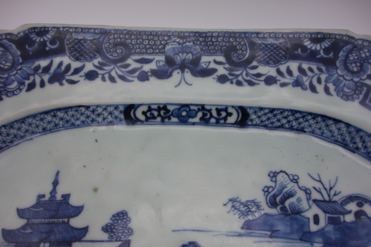 Blue & White Platter
