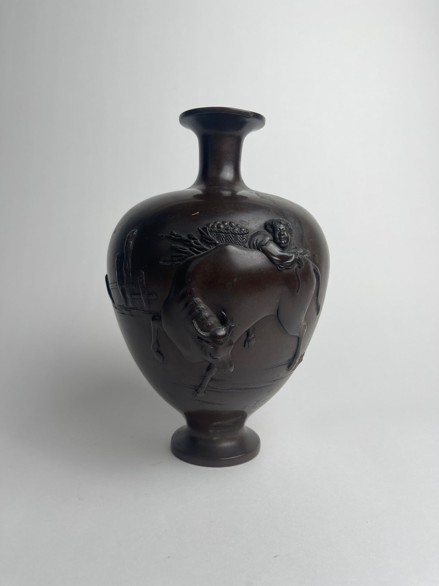 Patinated Bronze Vase