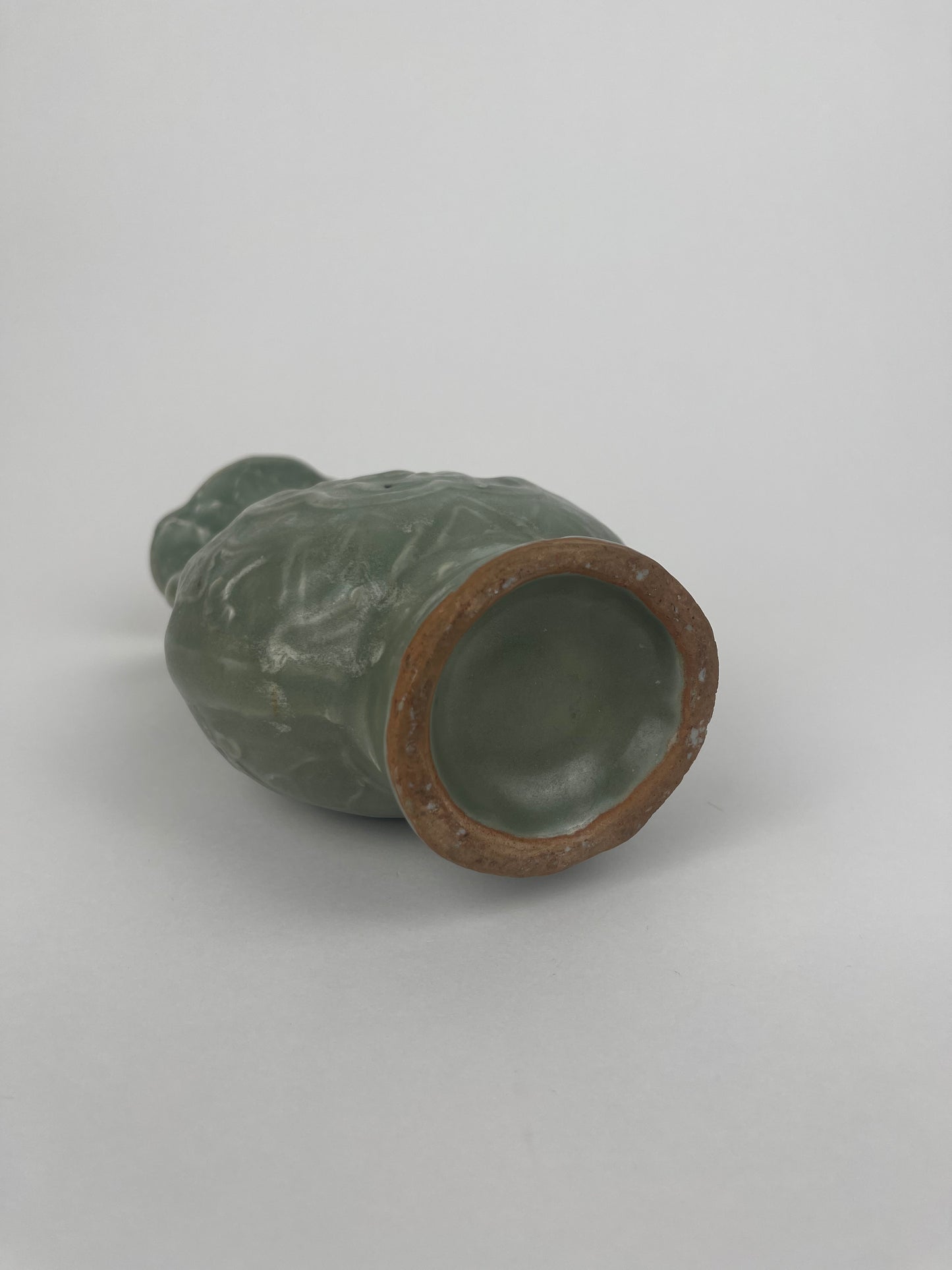 Fu Shou Celadon Vase