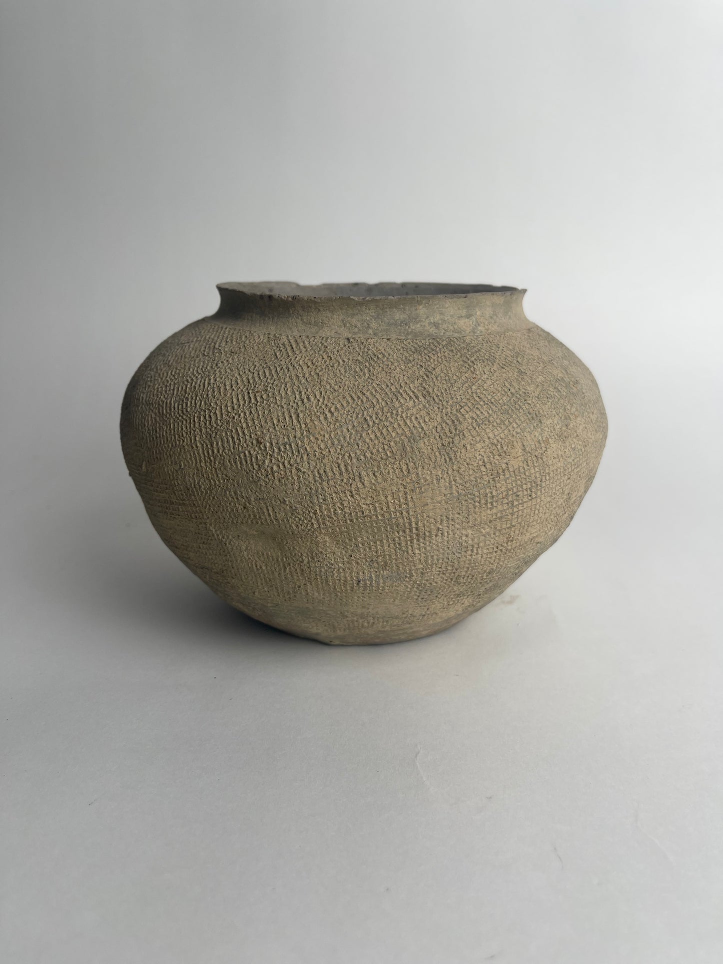 Textile Impressed Pot