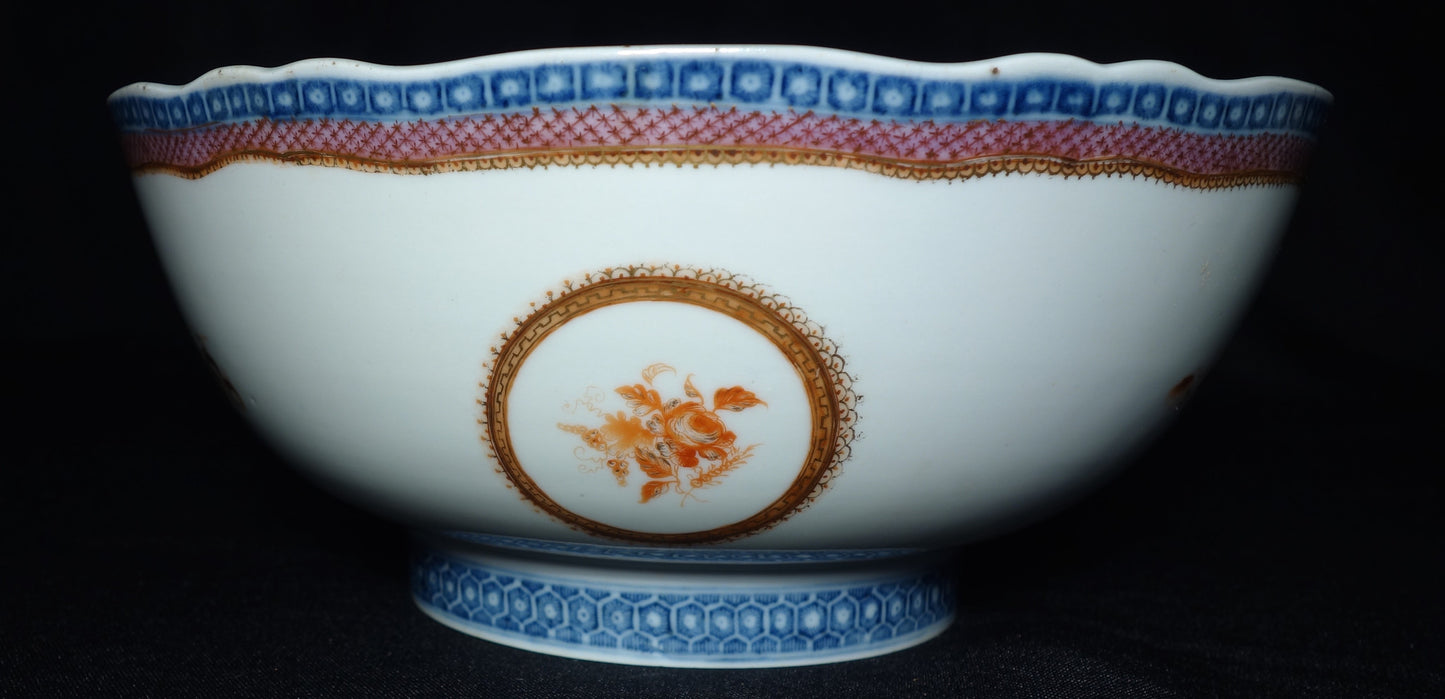 Chinese Export Fitzhugh Bowl
