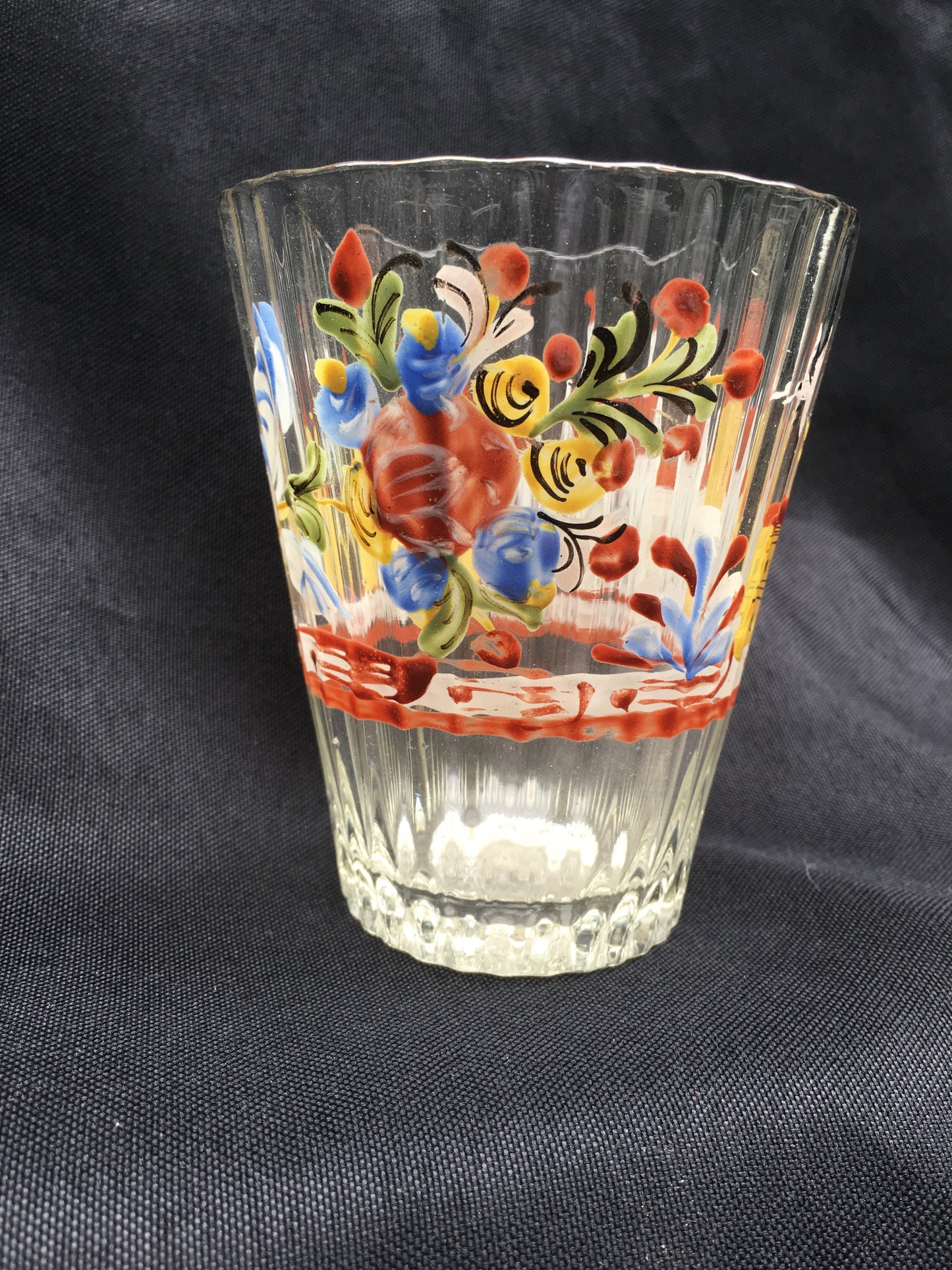 Enamel Decorated Flip Glass