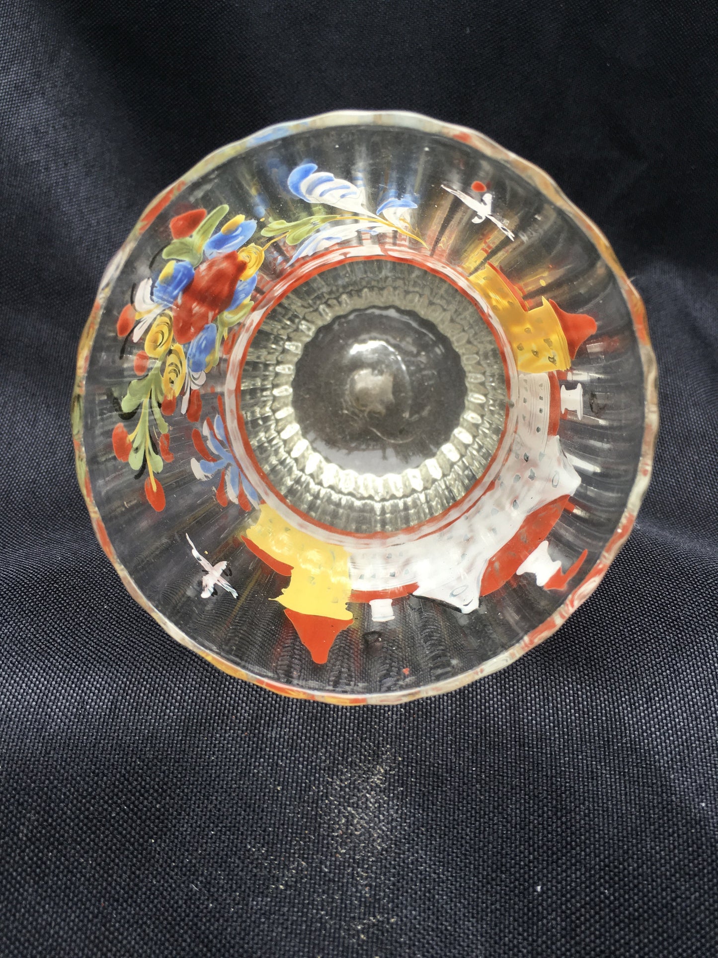 Enamel Decorated Flip Glass