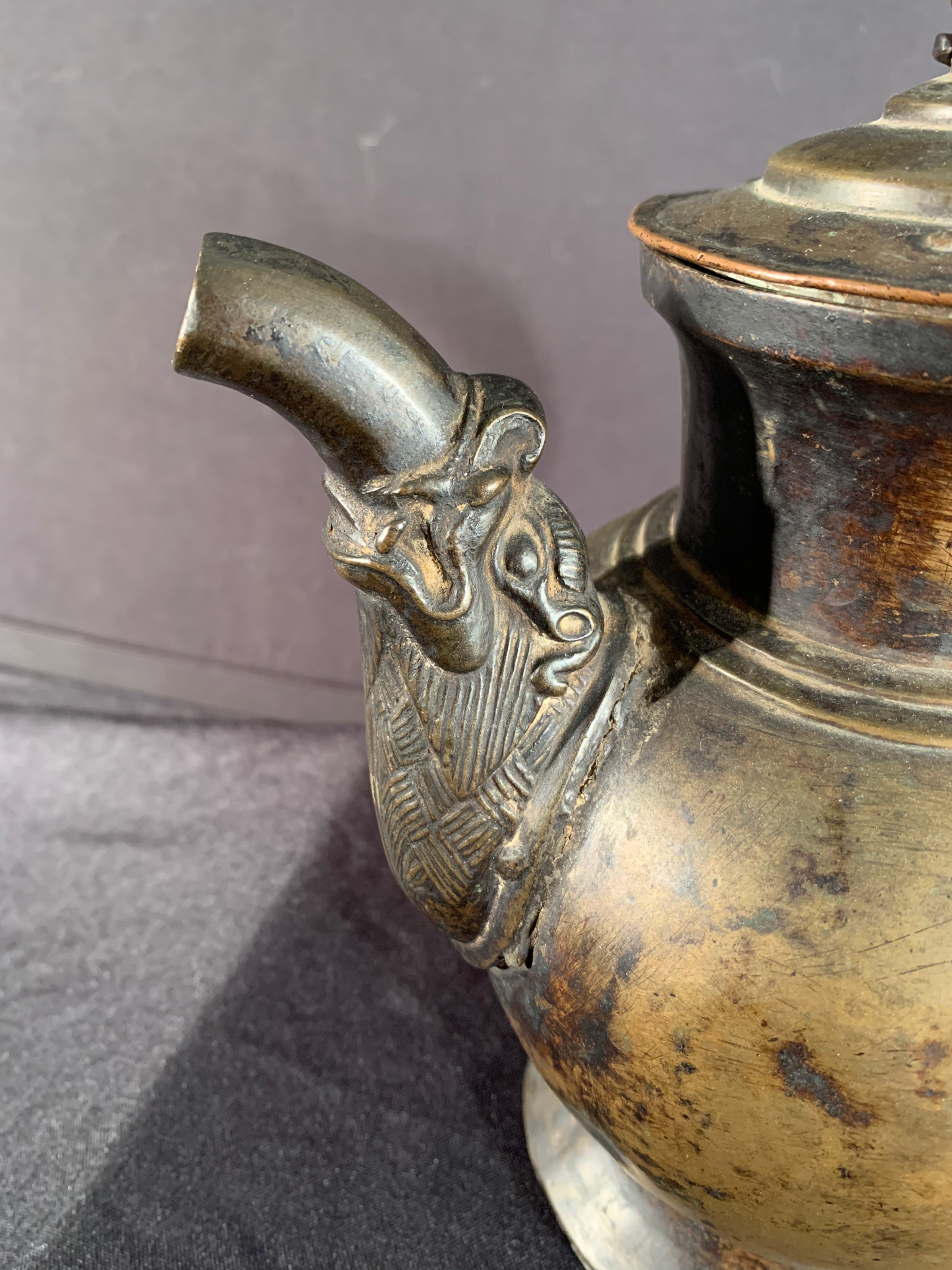 Tibetian bronze Ewer