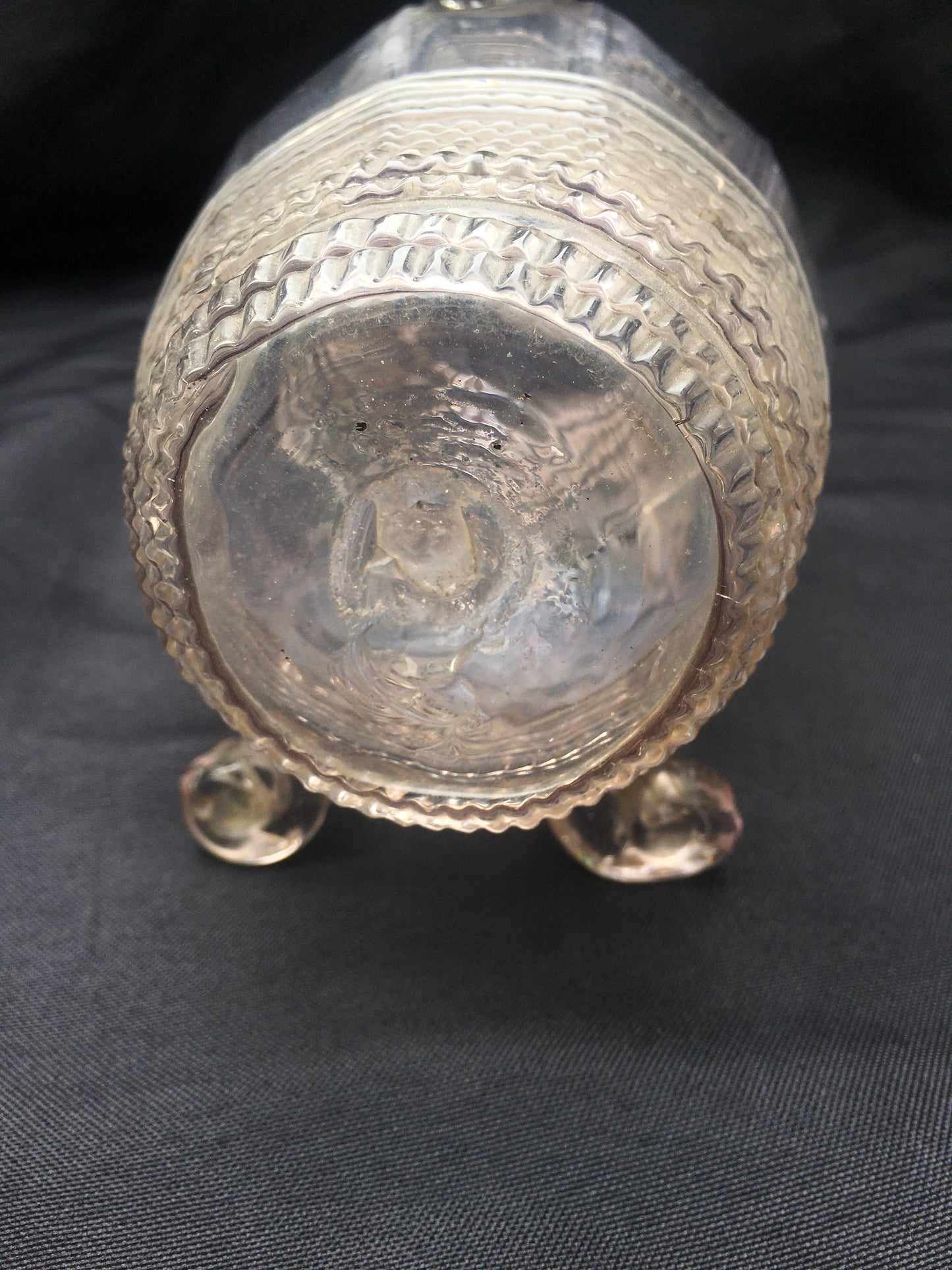 18th Century Glass German Barrel Form Flask