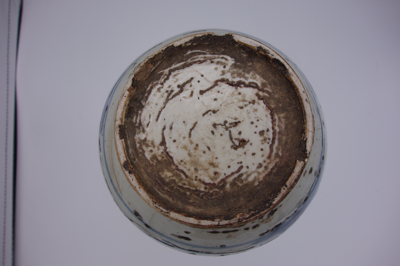 Blue & White Bottle Vase
