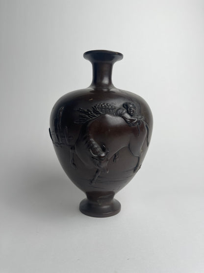 Patinated Bronze Vase
