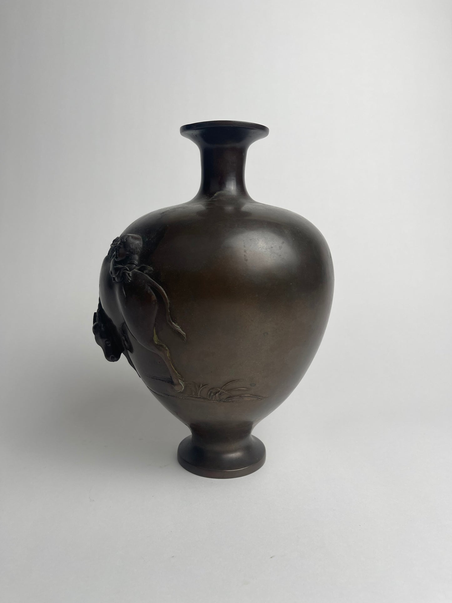 Patinated Bronze Vase