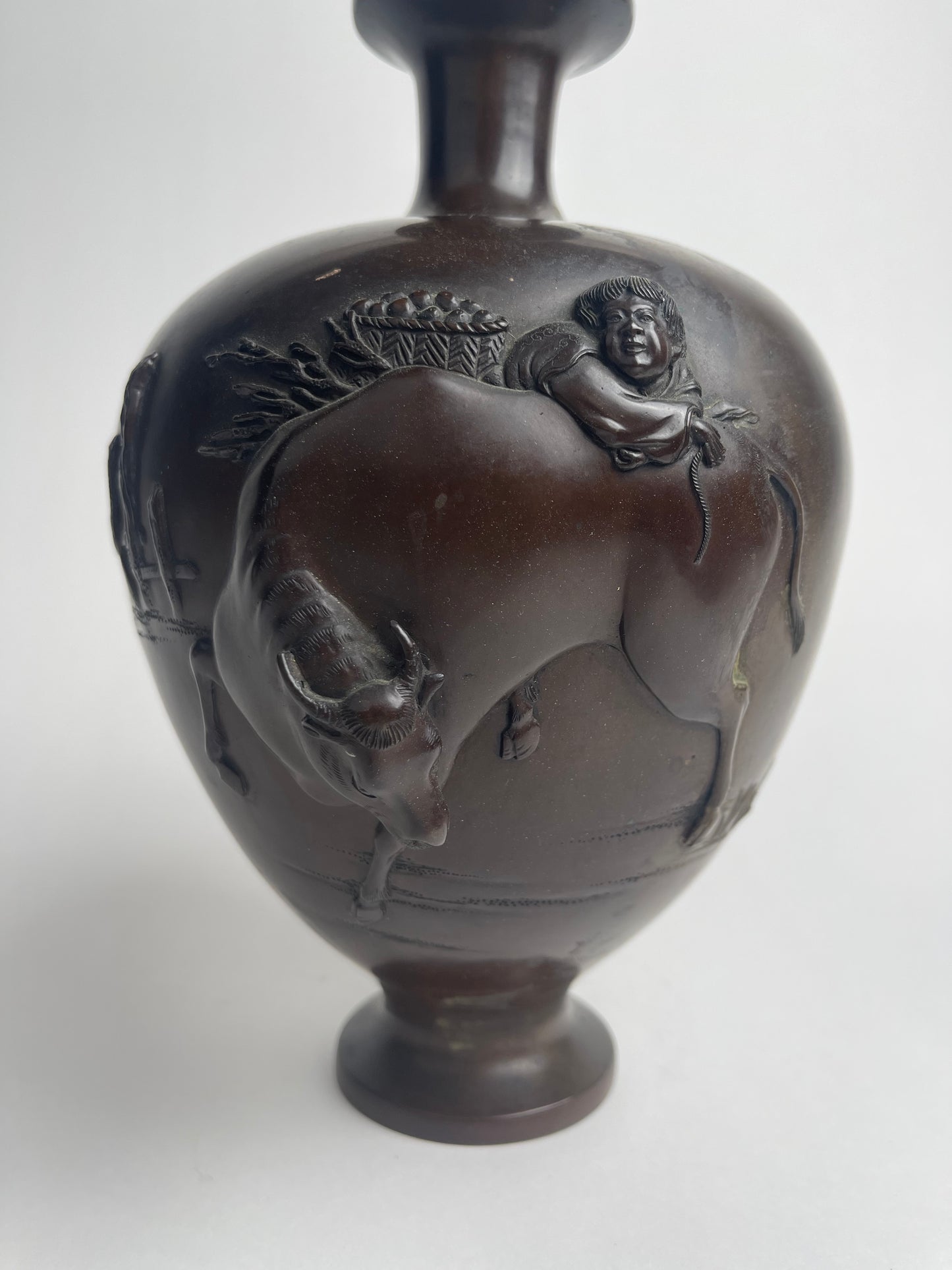 Patinated Bronze Vase
