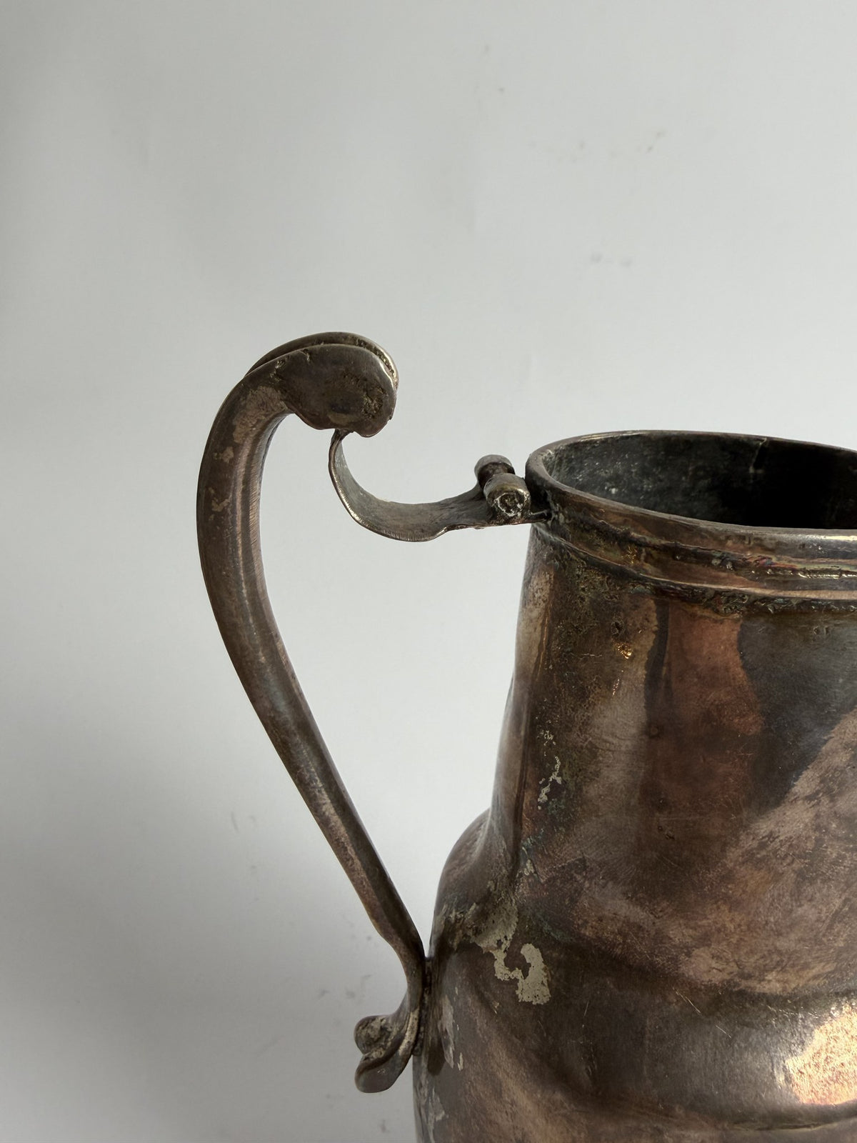 French Silver-Plated Barber's Jug (No Lid)