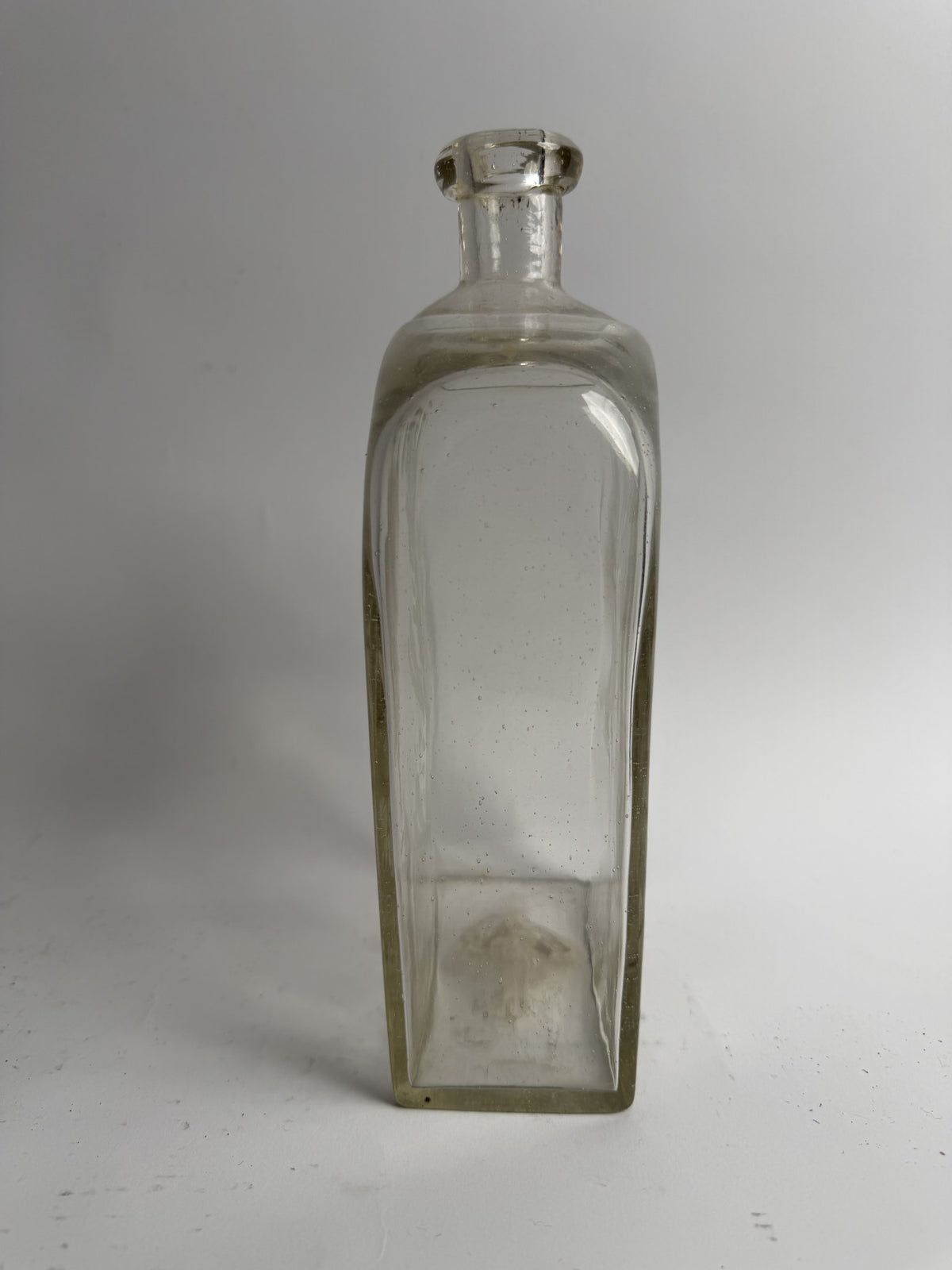 Engraved Glass Case Gin Bottle