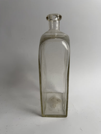 Engraved Glass Case Gin Bottle