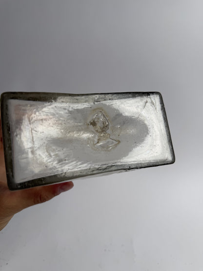 Engraved Glass Case Gin Bottle