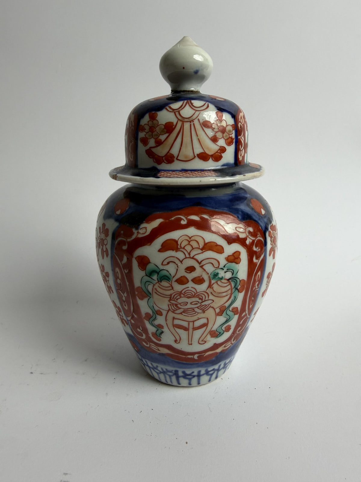 Japanese Imari Lidded Jar