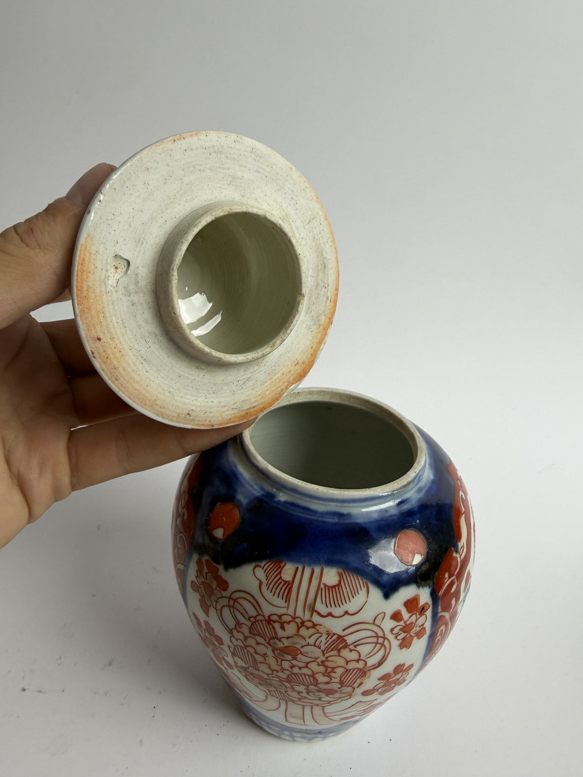 Japanese Imari Lidded Jar