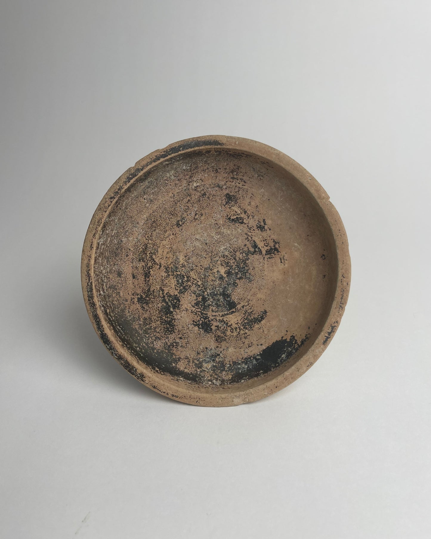 Blackware Footed Dish
