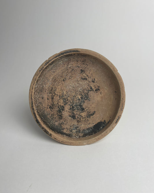 Blackware Footed Dish