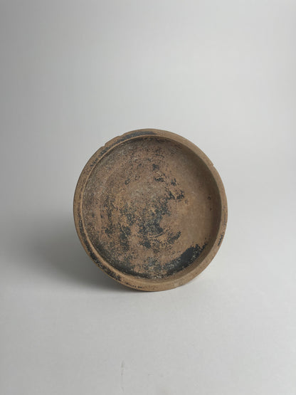 Blackware Footed Dish