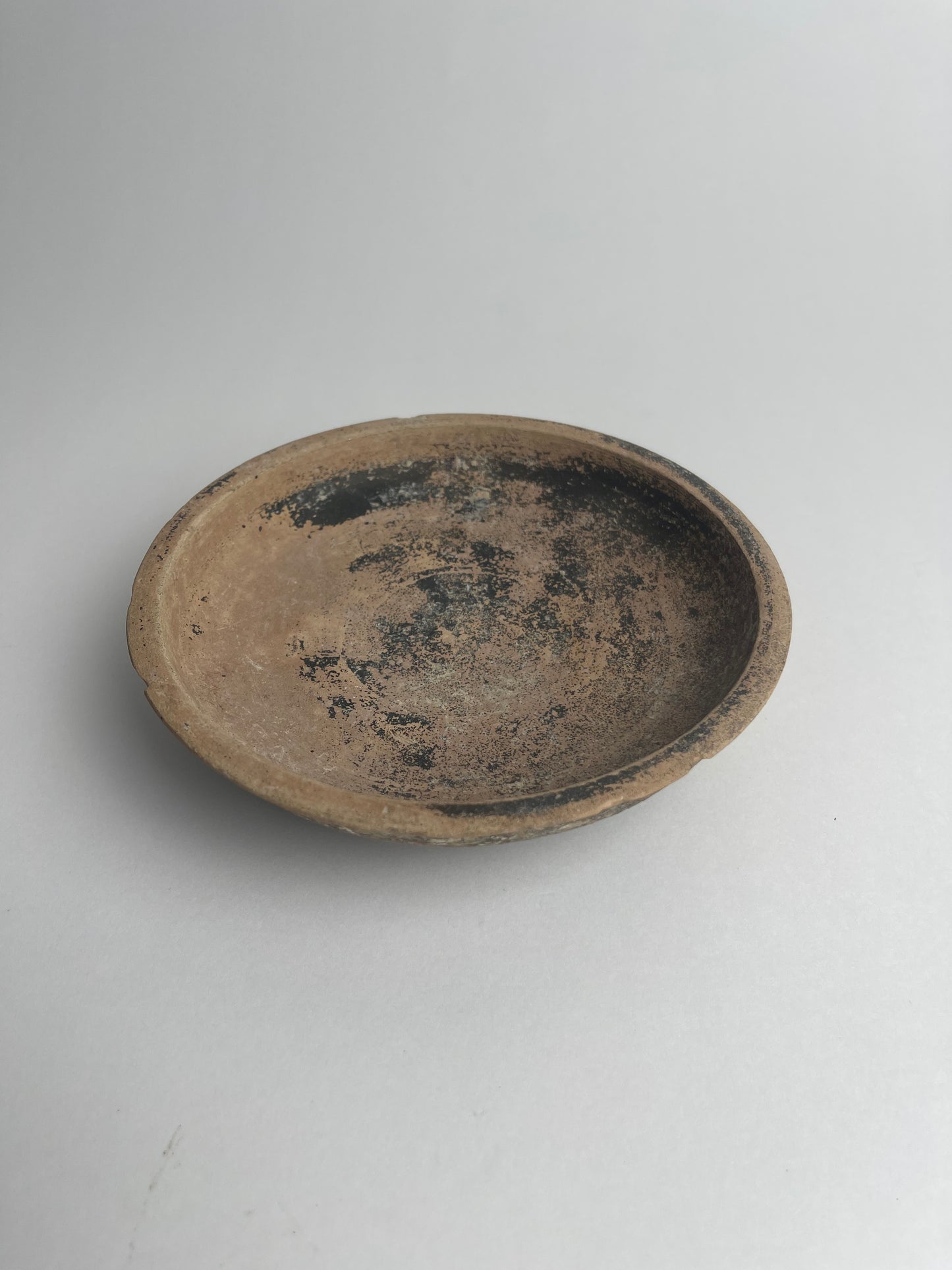 Blackware Footed Dish