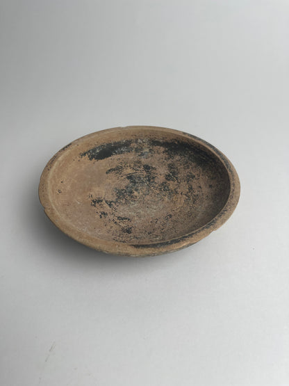 Blackware Footed Dish