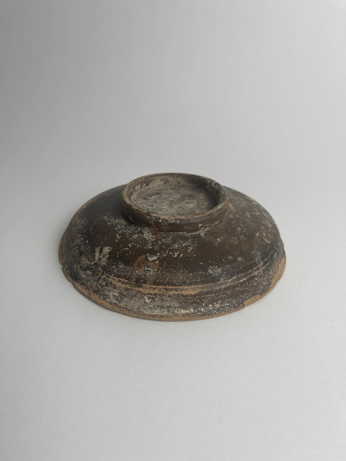 Blackware Footed Dish