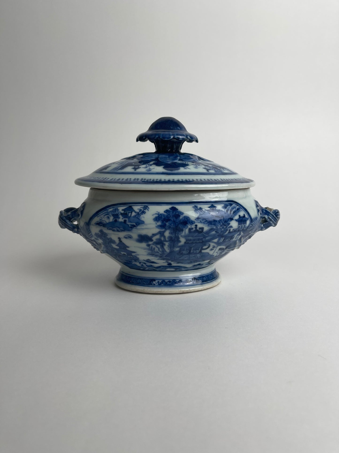 Blue & White Tureen