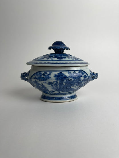 Blue & White Tureen
