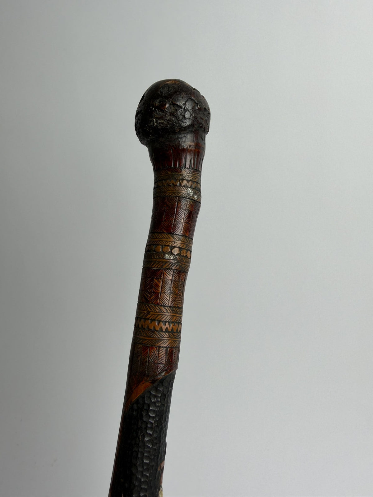 Carved Face Cane