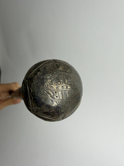 Silver Ball-Top Cane