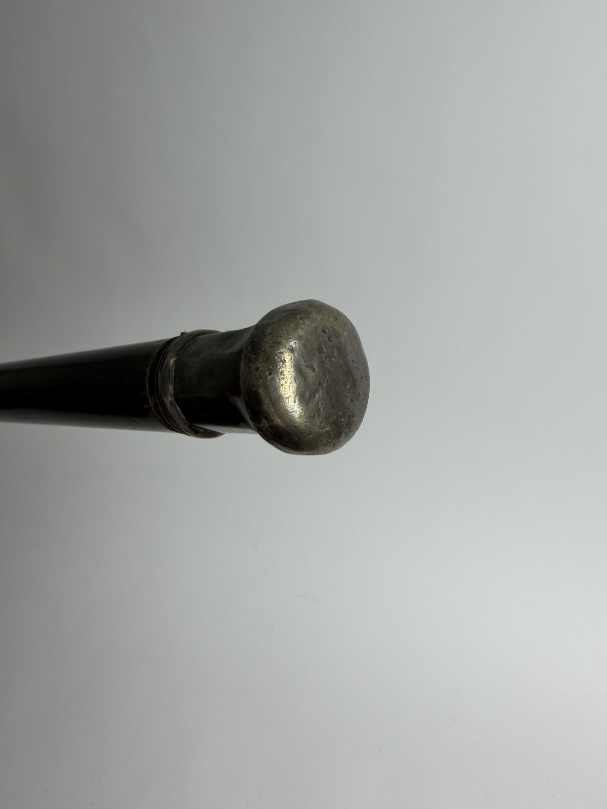 Silver Ball-Top Cane