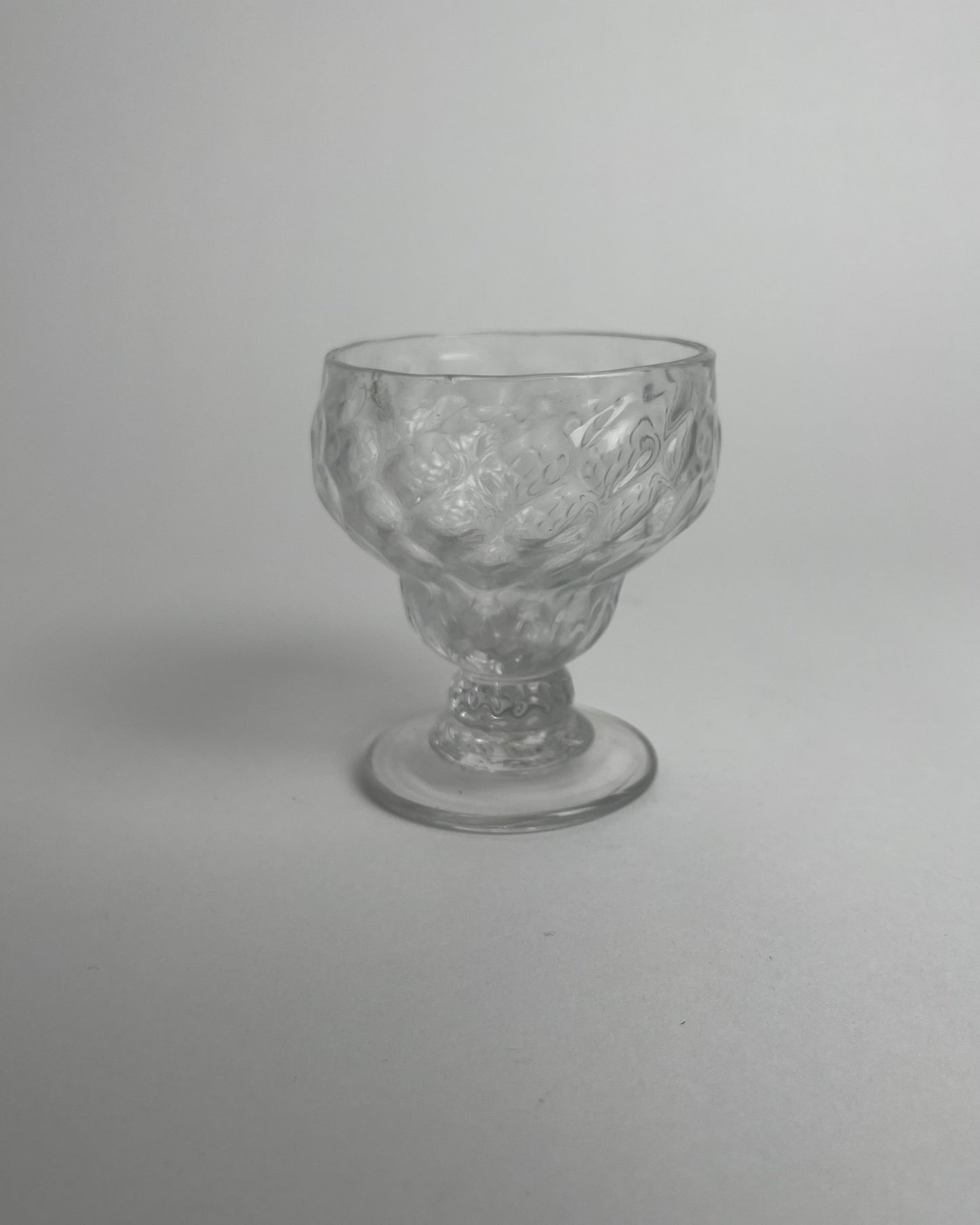 Footed Glass Salt