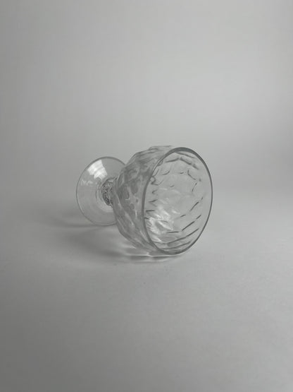 Footed Glass Salt