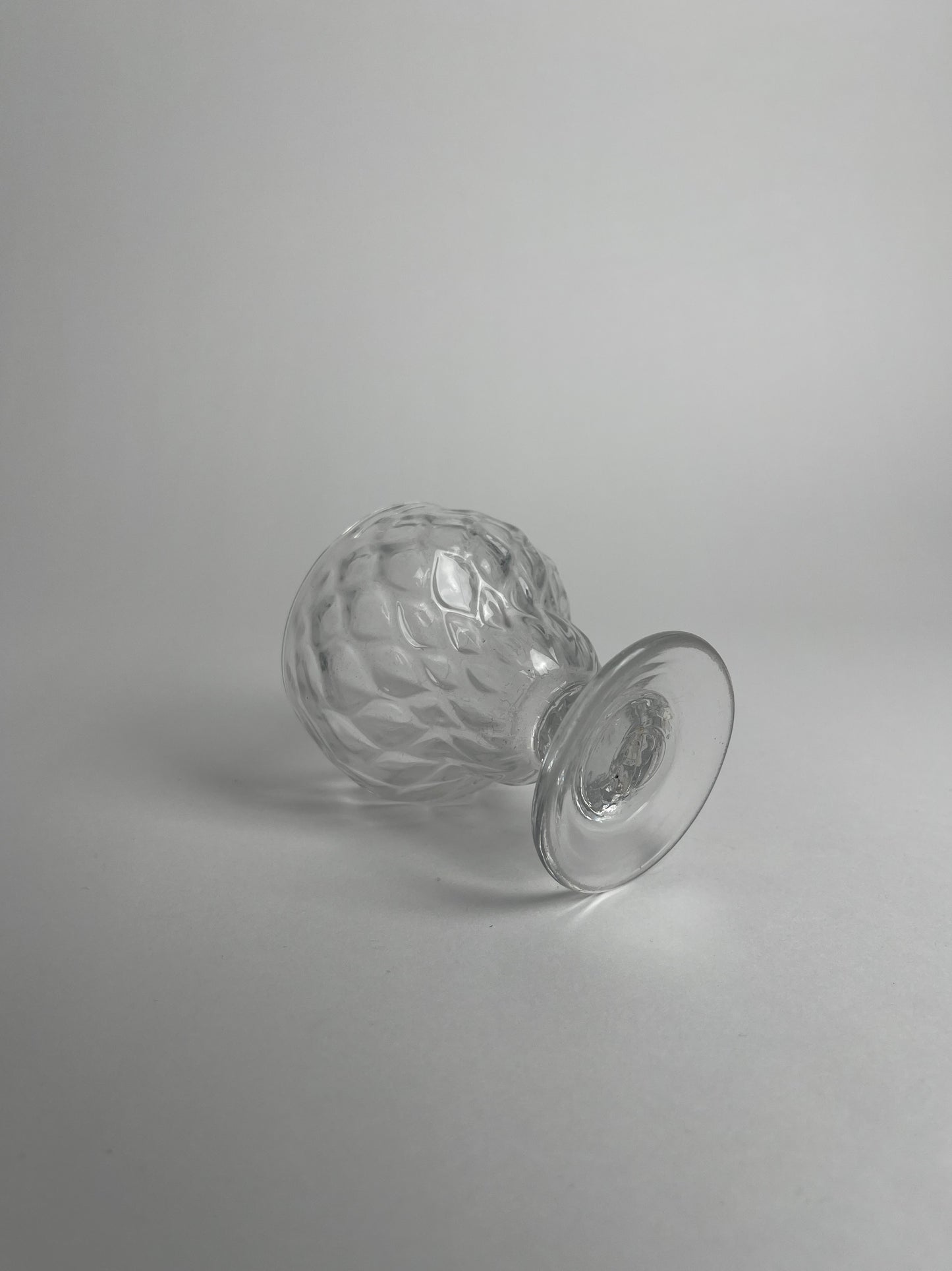 Footed Glass Salt