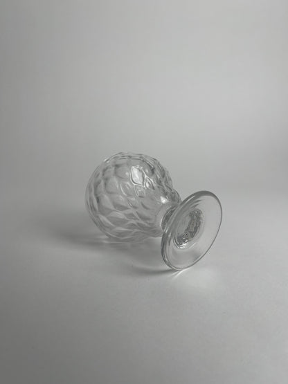 Footed Glass Salt