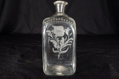 Etched Decanter