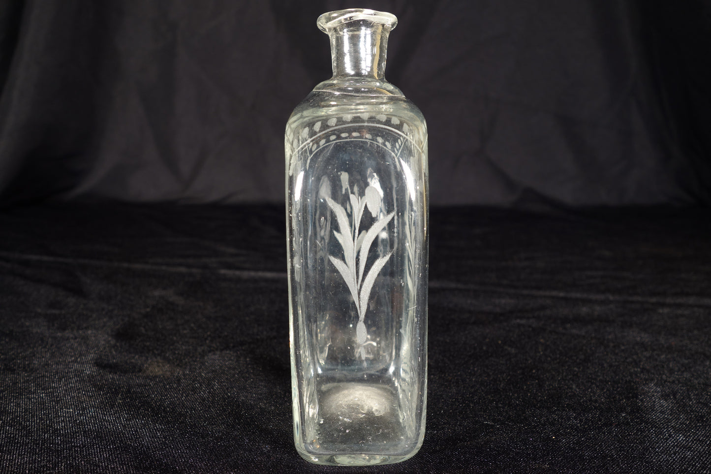 Etched Decanter