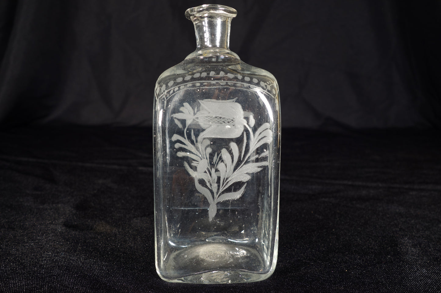 Etched Decanter