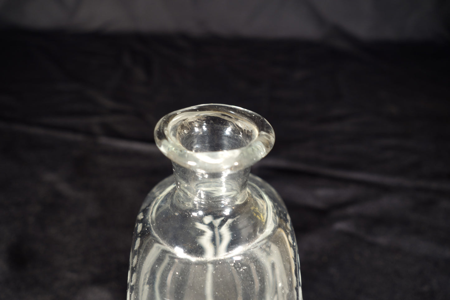 Etched Decanter