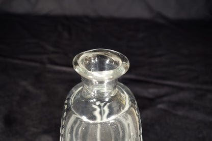Etched Decanter