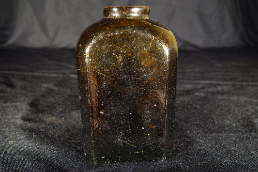 Olive Glass Bottle