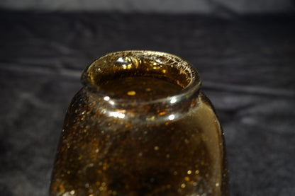 Olive Glass Bottle
