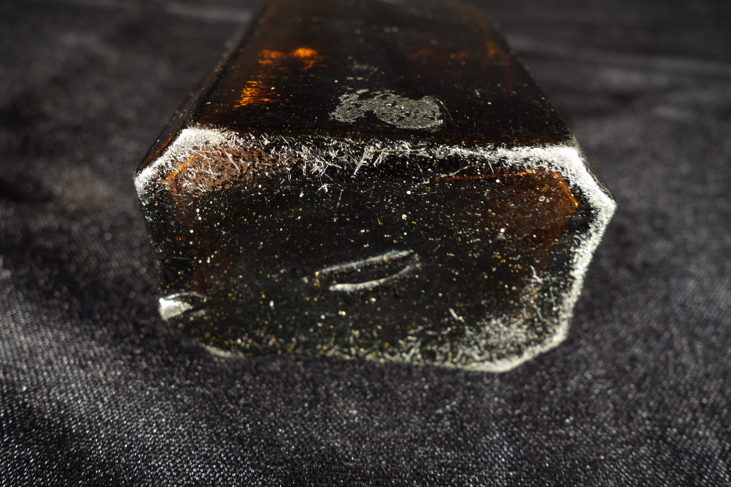 Olive Glass Bottle