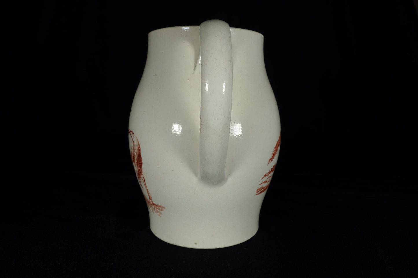Creamware Liverpool Cossack Jug