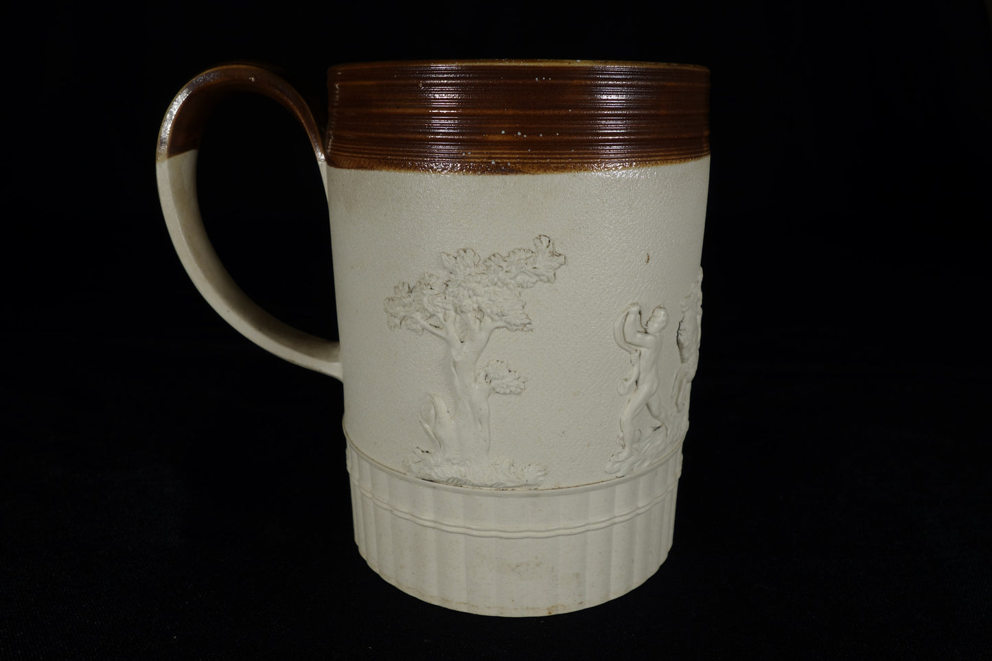 Stoneware Sprigged Tankard