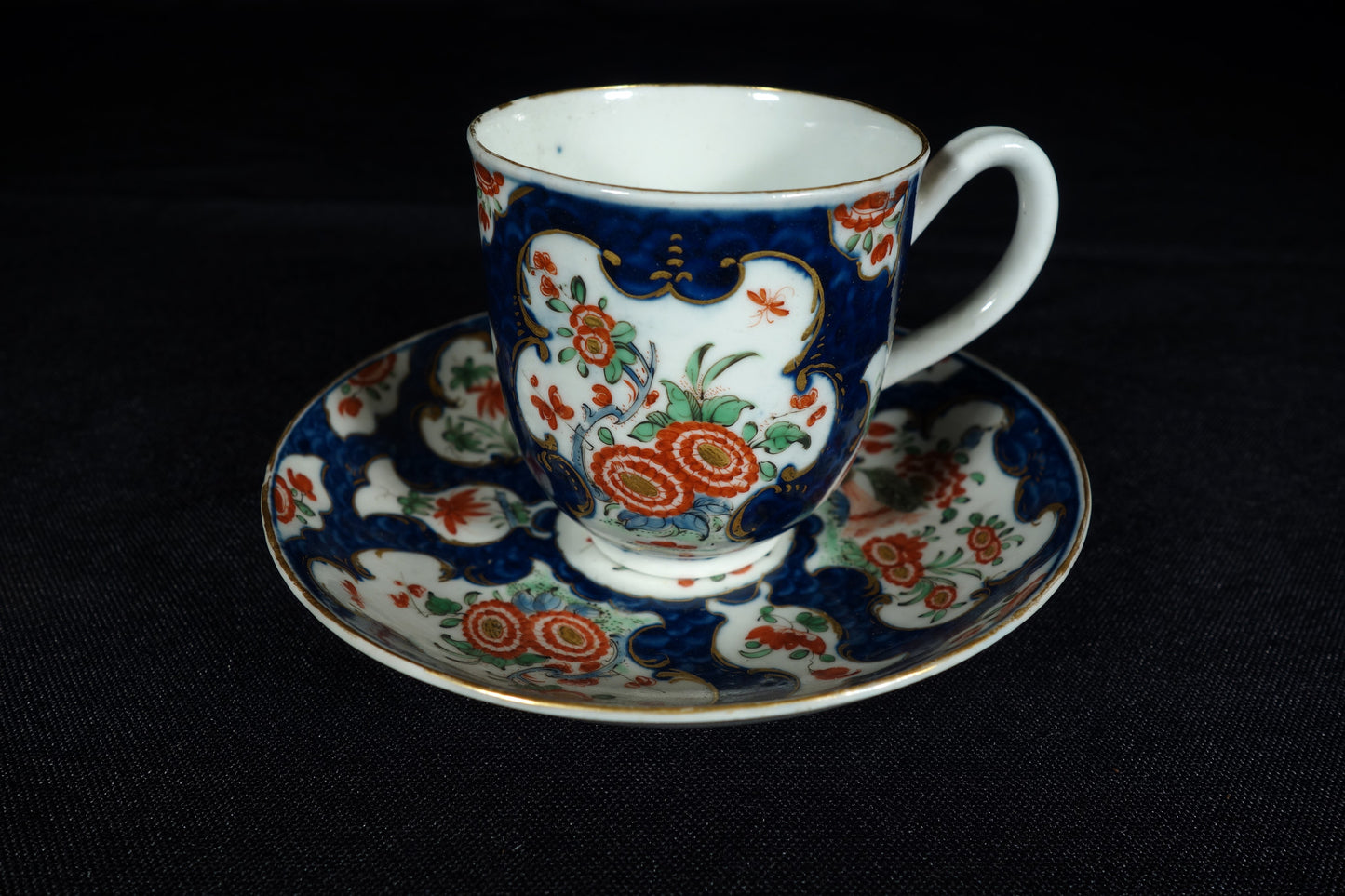 Worcester "Rich Kakiemon" cup and saucer