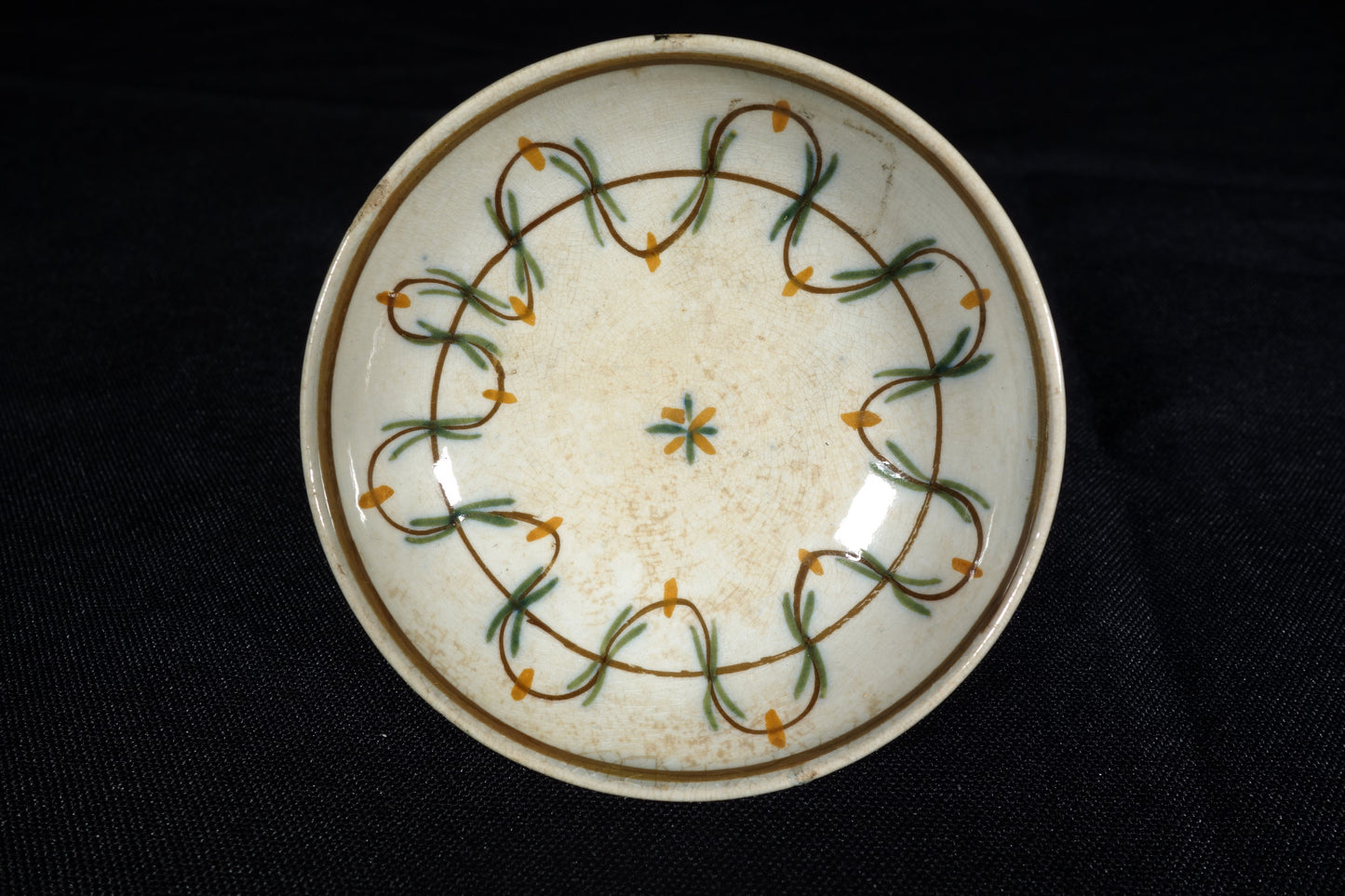 Miniature Prattware Saucers