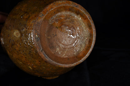 Redware ovoid Crock