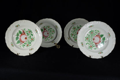 Four Rogers King's Rose Plates